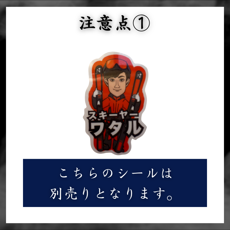 セット商品【送料無料】SnowHubオリジナルステッカー(全種類セット) 規定サイズ 142mm*35mm 応援シール