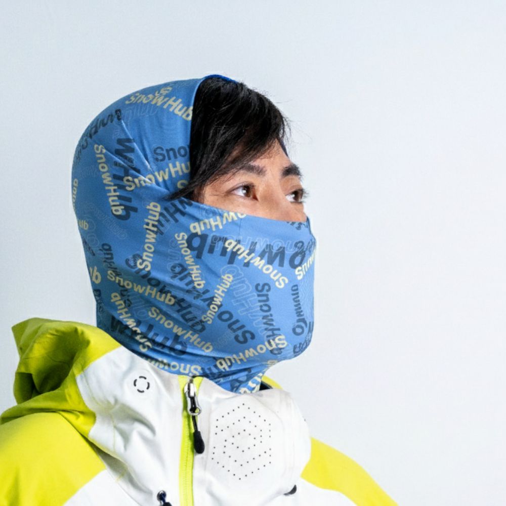 【SnowHub】 オリジナルネックチューブ(25-26ver) 2枚セット スキー 日焼け対策 UPF50+ 速乾性 set_15